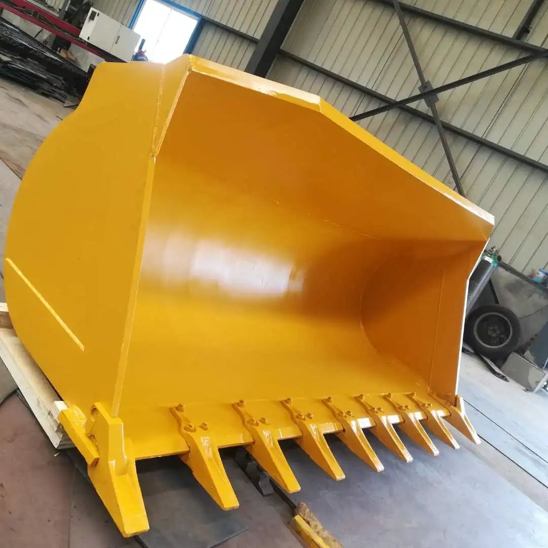 Can a front loader bucket be customized for specific tasks?